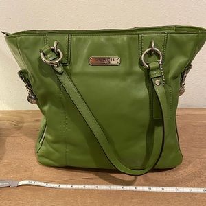 Coach purse leather